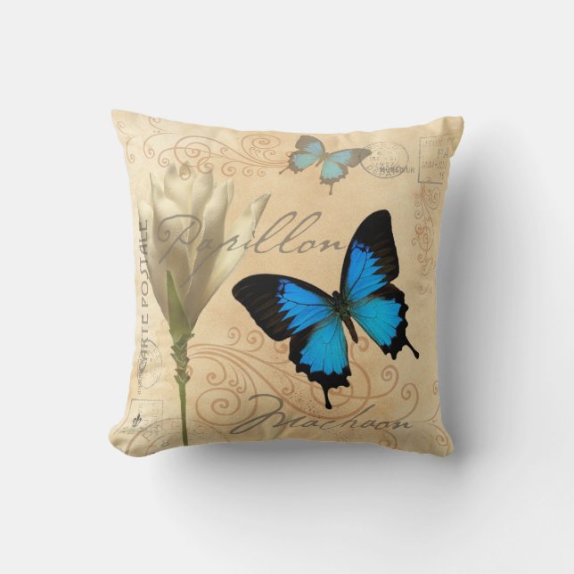 Coussin postal Papillion (Recto)