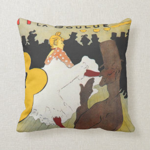 Coussin Poster d'art Toulouse Lautrec