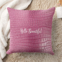 Poster de animal Alligator rose