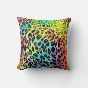 Coussin Poster de animal coloré