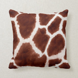 Coussin Poster de animal de motif de girafe
