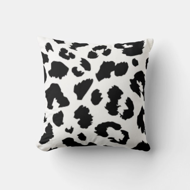 COUSSIN POSTER DE ANIMAL LEOPARD (Recto)