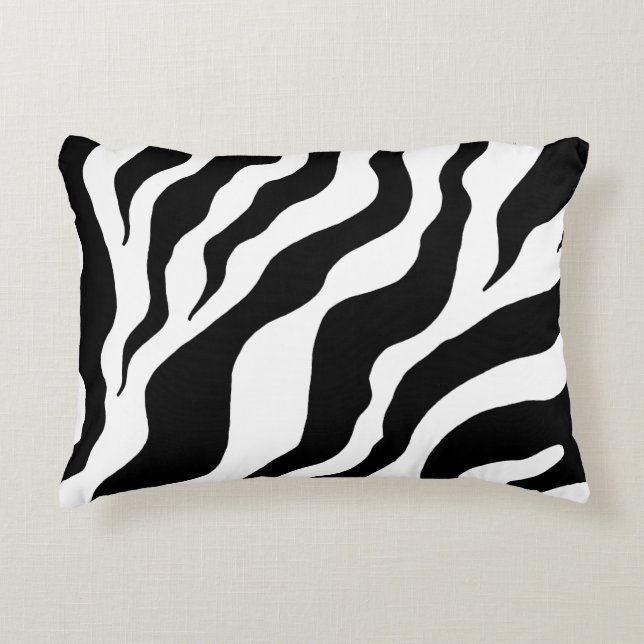 Coussin Poster de animal Retro Zebra (Devant)