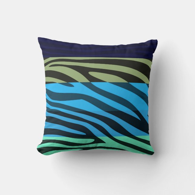 Coussin Poster de animal Skin Zebra Retro Motif 5 (Recto)