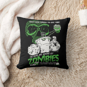 Coussin Poster de la Force de Faim Ado Aqua Zombies
