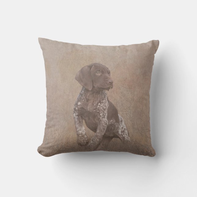 Coussin poster de tapisserie de marionnettes germanique (Recto)