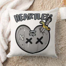 Poster en Niveaux de gris Coeur & épée Punk Rock e