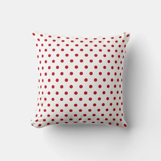Coussin Pot blanc rouge (Recto)