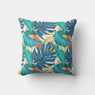 Coussin Potpourri de feuilles tropicales