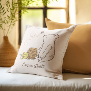 Coussin Pots de miel et Pooh Classiques Personnalisés 