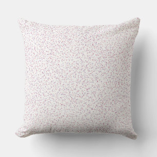 Coussin Pots de pois rose et violet doux au Berry