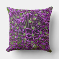 Poudre d'impression de fleur d'allium violet