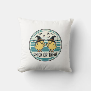 Coussin Poulet de Vintage ou Traitement Halloween Chicks D