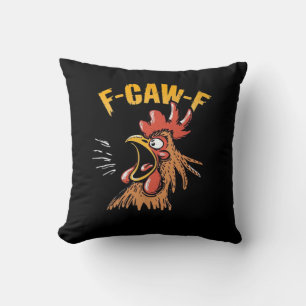 Coussin Poulet F-Caw-F Vintage F-Caw-F Drôle de Coq