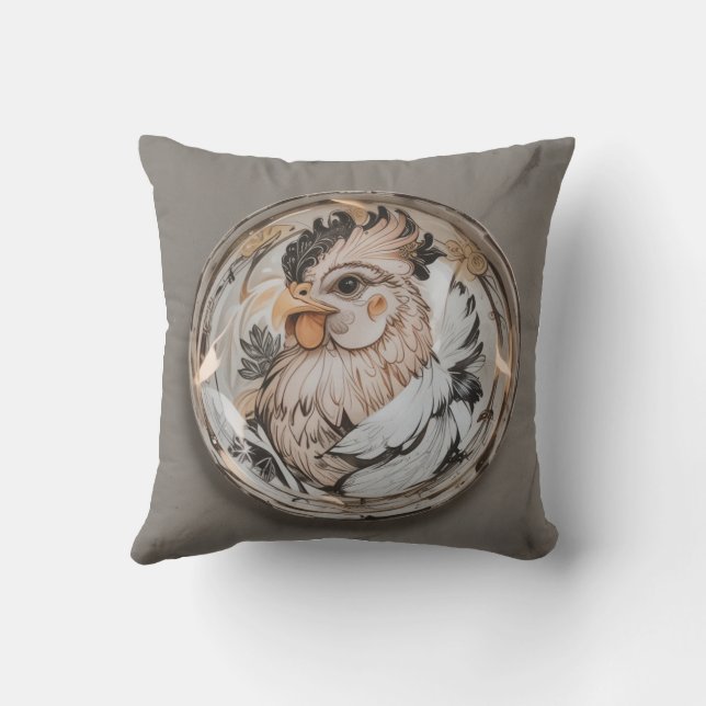 Coussin Poulets de poule (Verso)