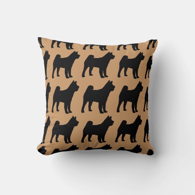 Coussin Pour l'amour d'Akitas (Recto)