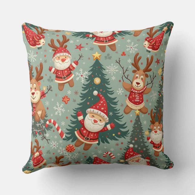Coussin pour rendre votre Noël agréable (Verso)