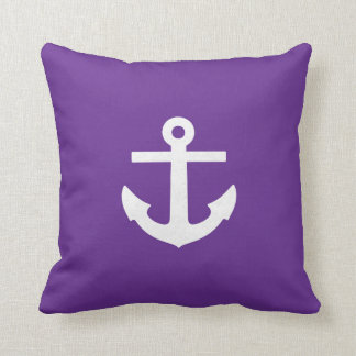 Coussin pourpre carré d'Ancre