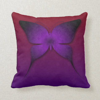 Coussin pourpre de papillon d'Ombre