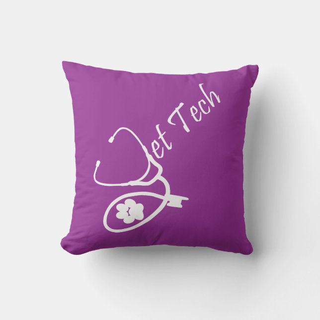 COUSSIN POURPRE DE STÉTHOSCOPE (Recto)