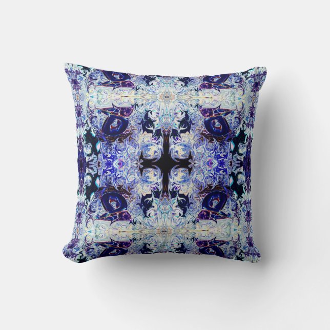 Coussin pourpre de yoga de 8 lapins (Recto)