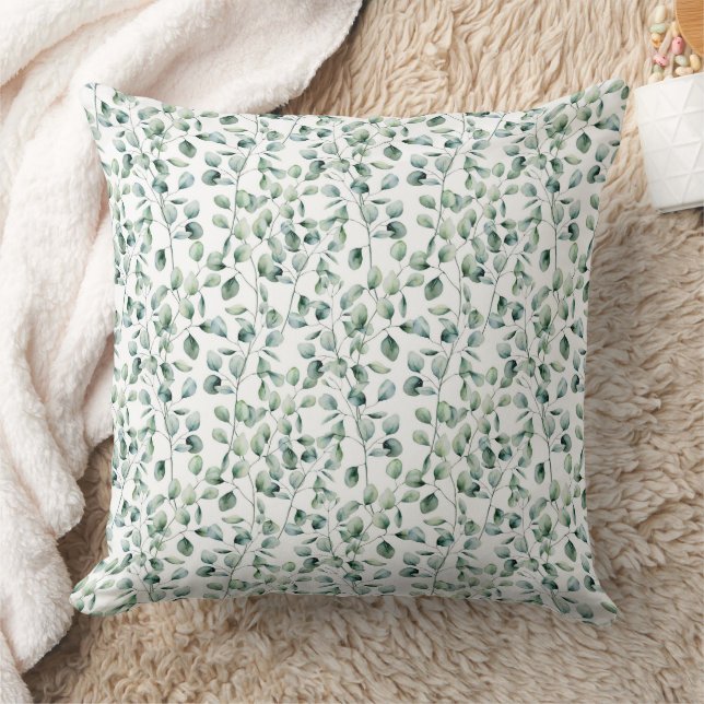 Coussin Poussette - Eucalyptus argenté (Couverture)