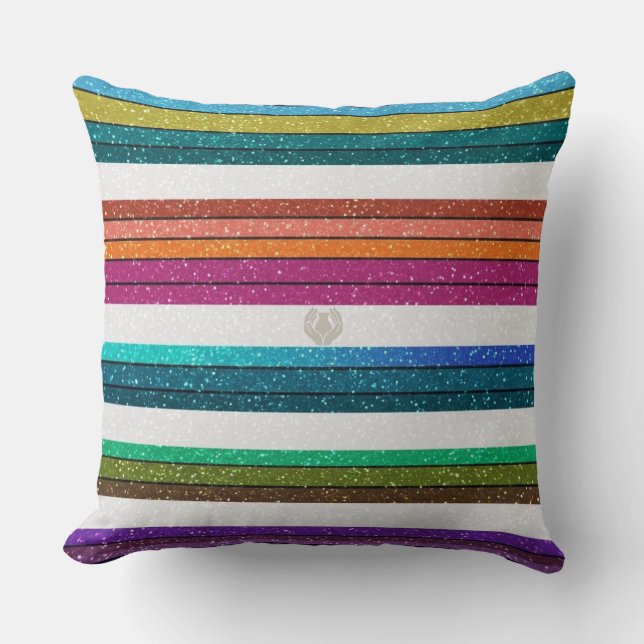 Coussin Poussière d'étoile Moderne du Milieu du Siècle  (Recto)