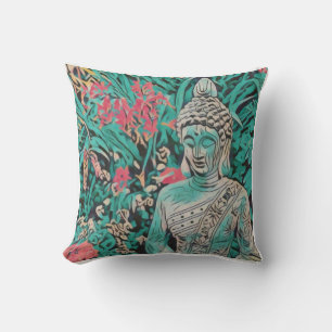 Coussin Poussin de poule Bouddha 41 x 41 cm