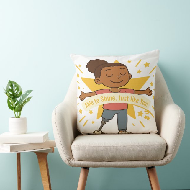 Coussin Pouvoir briller, comme vous lancez l'oreiller (Chaise)