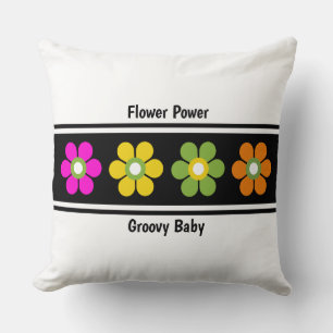 Coussin Pouvoir Fleuriel Moderne du Milieu du Siècle