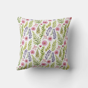 Coussin Prairie de Fleurs Sauvages Fleurs & Cœurs Botaniqu