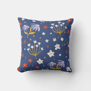 Coussin Pré Fleur sauvage lunaire