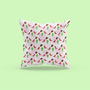 Coussin Première fille de rodéo 1er anniversaire
