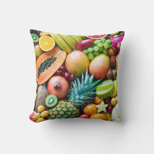 Coussin Présentation délicieuse de fruits