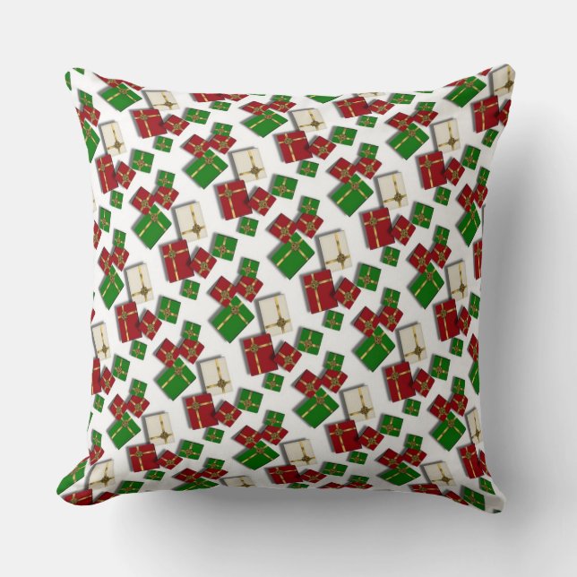 Coussin Présentations de Noël (Recto)