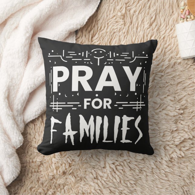 Coussin Priez pour les familles (Couverture)