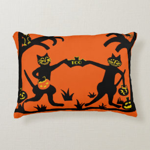 Coussin primitif d'accent de décor de Halloween