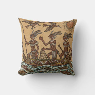 Coussin Primitive Fishermen Throw Cushion