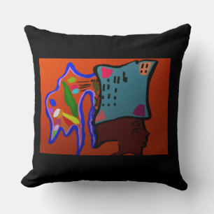 Coussin Prince gladiateur africain