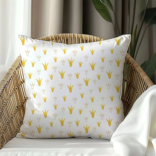 Coussin Princess Gold Crown (Créateur téléchargé)
