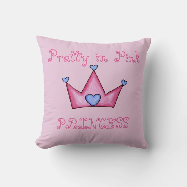 Coussin Princess Pals (collection rose) (Recto)