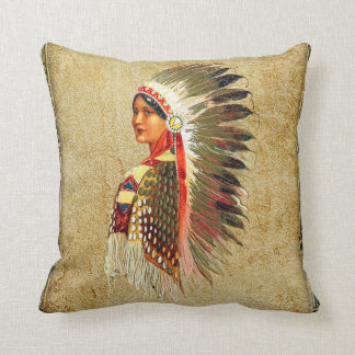 Coussin Princesse amérindienne