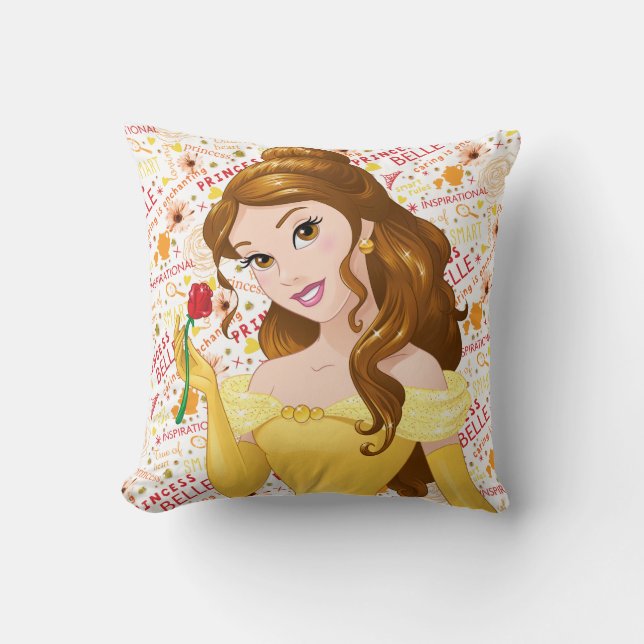 Coussin Princesse Belle (Recto)
