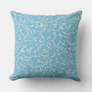 Coussin Princesse Bleue Royale Conte de Fées Chic
