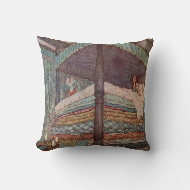 Coussin Princesse et le conte de fées de Rackham de (Recto)