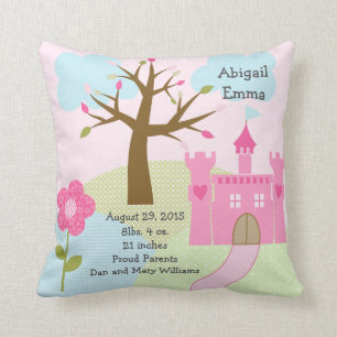 Coussin Princesse personnalisée Dream/Castle Keepsaké Cous