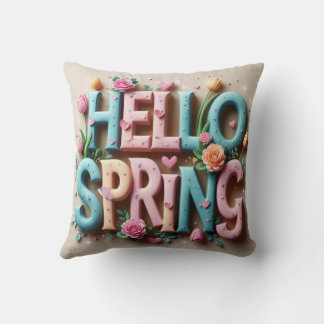 Coussin printemps mignon