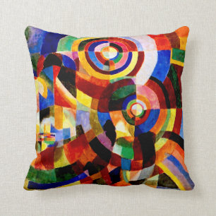 Coussin Prismes électriques par Sonia Delaunay