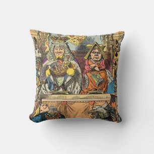 Coussin Procès d'Alice du Valet de Cœur Vintage