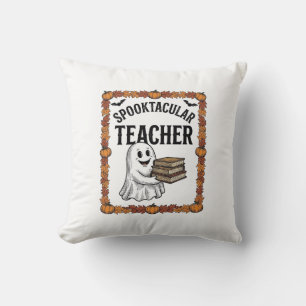 Coussin Professeur Halloween Fantastique Livres de Fantôme